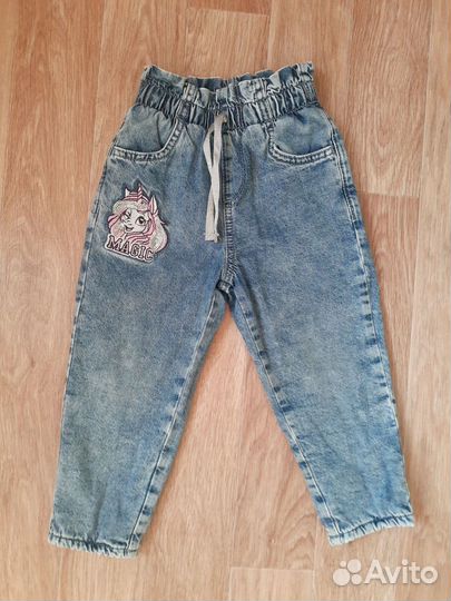 Джинсы детские утепленные