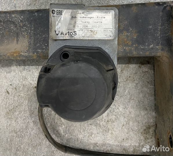 Фаркоп volkswagen touareg nf