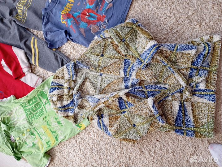 Детские вещи 2 больших пакета на мальчика 110-116