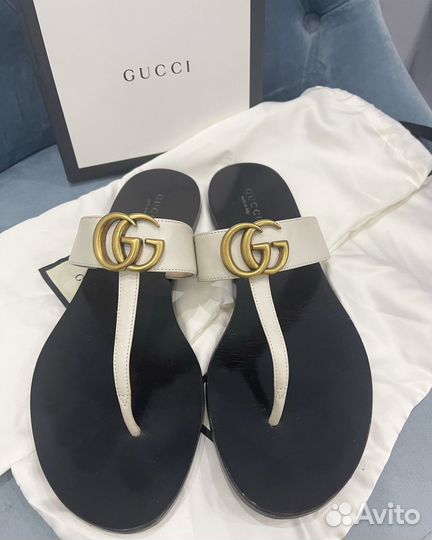 Шлепанцы Gucci 39 оригинал