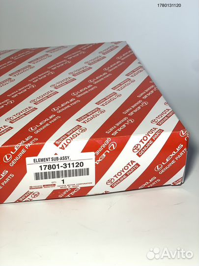 Воздушный фильтр Toyota 1780131120