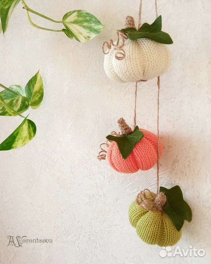 Тыквы (подвес из 3 шт.)