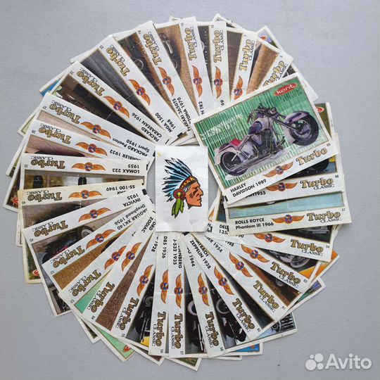 Вкладыши Turbo Турбо (1-70) с надписью classic