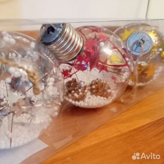 Ёлочные шары с подсветкой