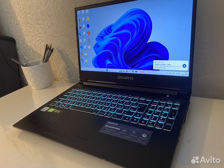 Ноутбук Gigabyte G5 KC rtx 3060 ti