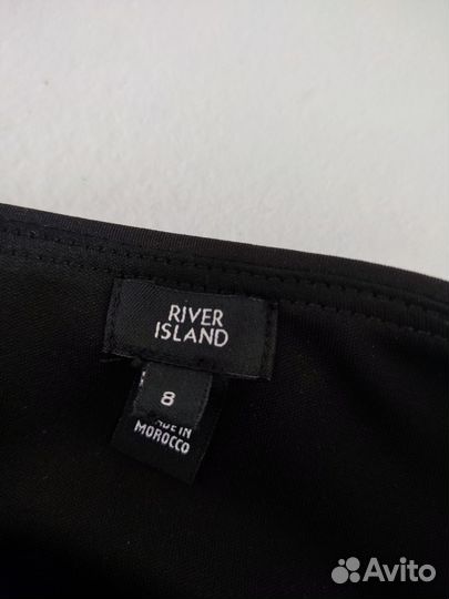 Платье чёрное river island