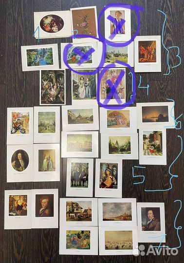 Открытки винтажные искусство, живопись