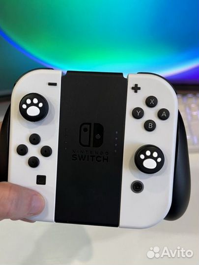 Nintendo Switch oled белый, прошитый