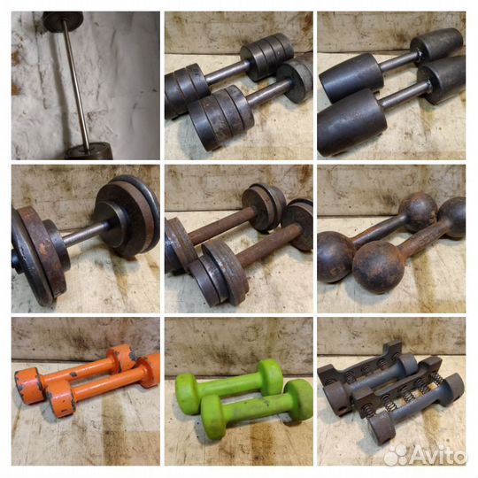 Гантели, штанга