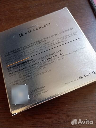 Крутой защитный UV фильтр K&F koncept 77mm HMC