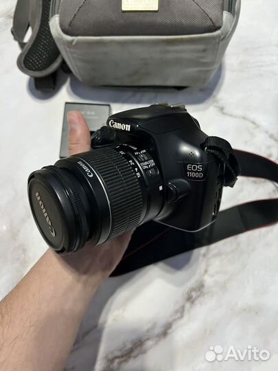 Зеркальный фотоаппарат Canon 1100D + обьектив