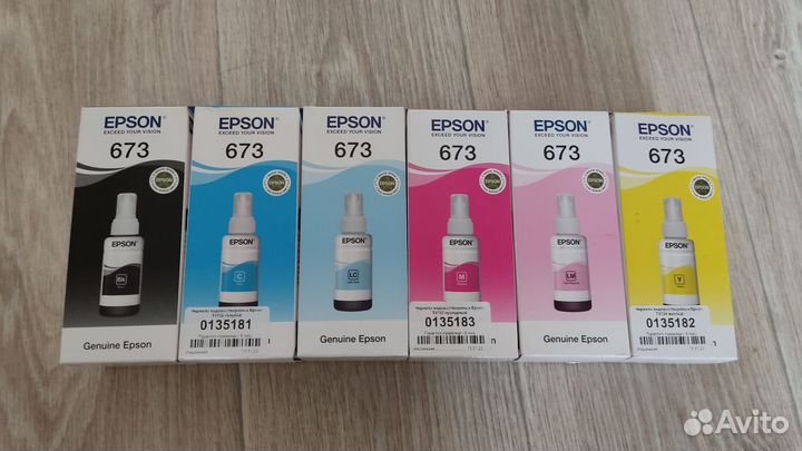Чернила epson 673