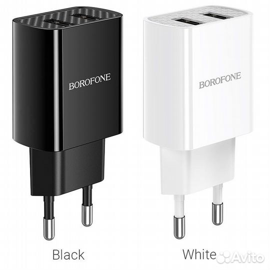 Зарядное устройство borofone BA53A Powerway 2*USB