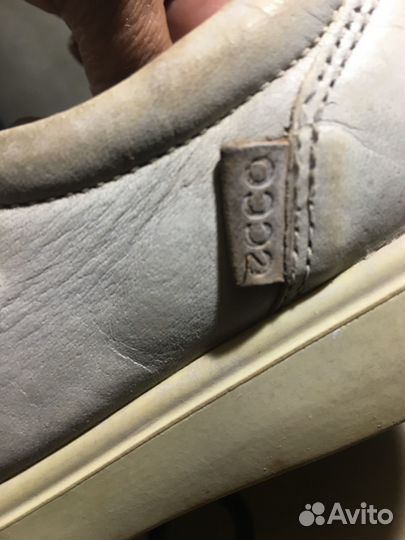 Ecco кроссовки (кеды) кожа детские