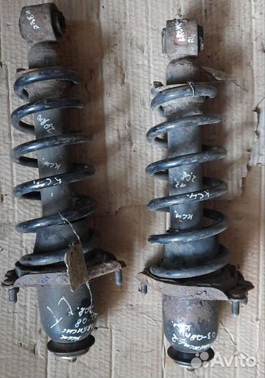 Аммортизатор пружина стойка Тойота Авенсис 2 зад