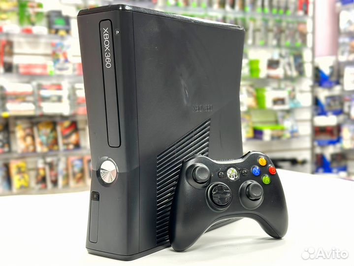 Microsoft Xbox 360 S (250Gb) Б\У+ 3 мес гарантии