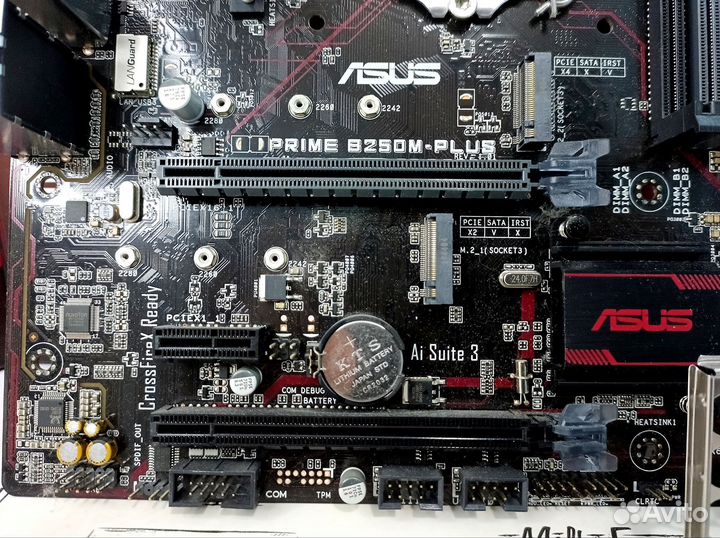 Материнская плата Asus prime b250m-plus