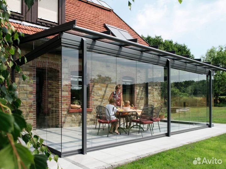 Стеклянные двери