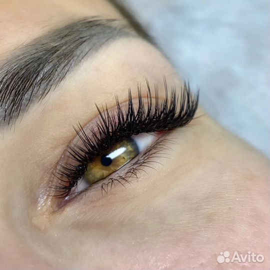 Наращивание ресниц классика (1D)