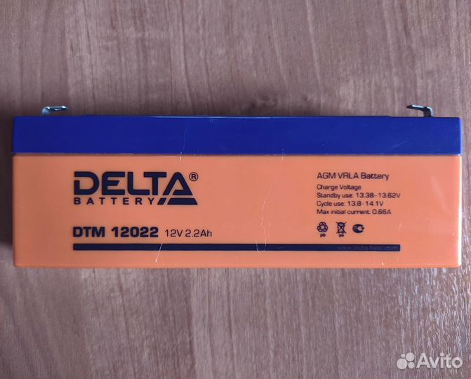Аккумулятор Delta DTM 12022