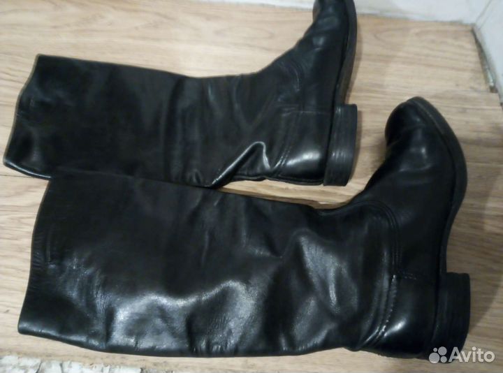 Сапоги офицерские хромовые б/у раритет