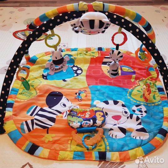 Развивающий коврик bright starts