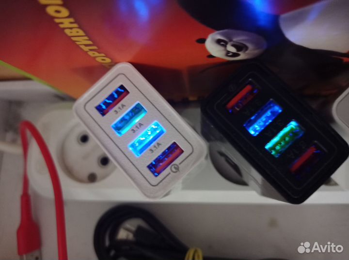 Зарядное устройство USB Quick Charge 3.0 (4 порта)