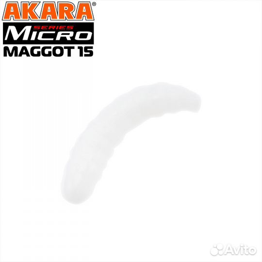 Силикон Akara Mikro Maggot 15 mm (40 шт.)