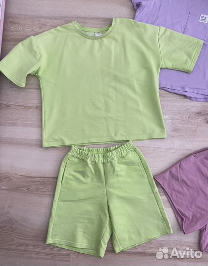 Летние вещи пакетом на девочку 128 134