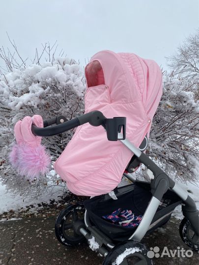 Зимний кит на коляску stokke