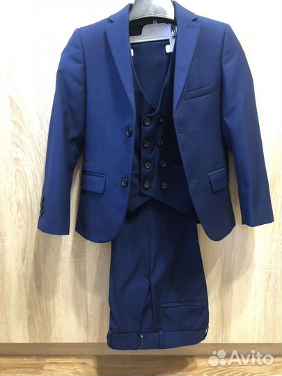 Школьный костюм для мальчика 122 128 синий