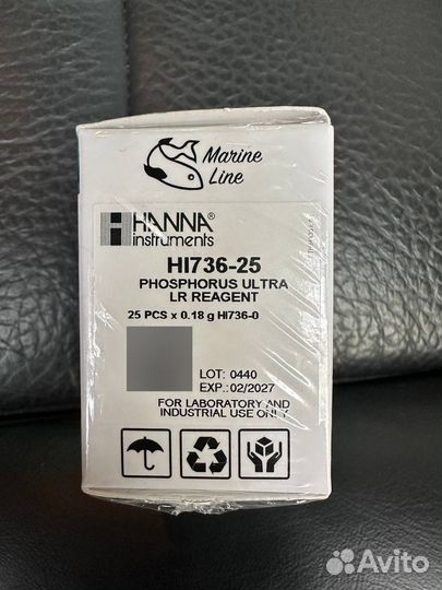 Реагенты hanna 736-25 для морского аквариума