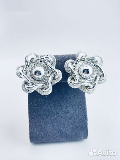 Клипсы винтажные Western Germani цветок 70гг США К