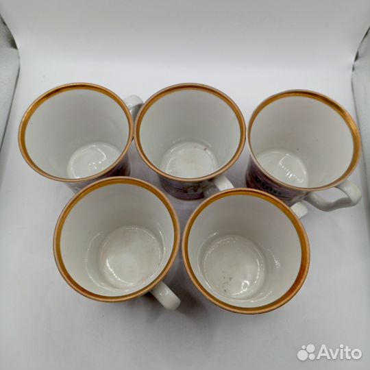 Чайная Пара Адмиралтейство лфз СССР Фарфор Посуда