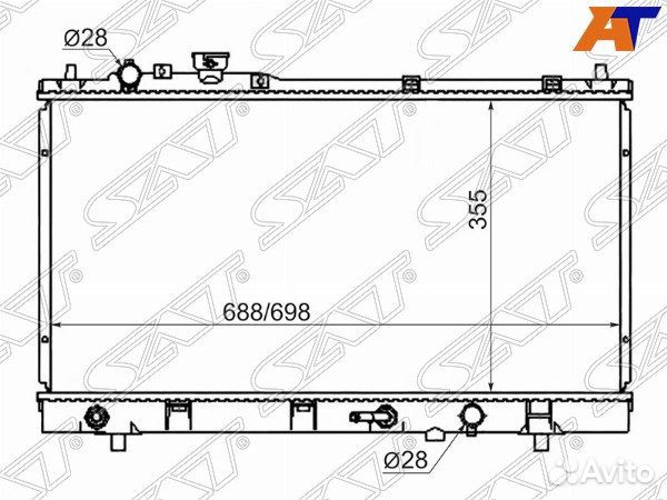 Радиатор ford, ford ixion 99-05, mazda, mazda premacy, mazda premacy 99-05 CP#W, mazda premacy CP#W