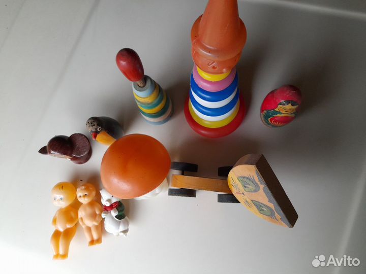 Игрушки СССР деревянные пластиковые винтаж