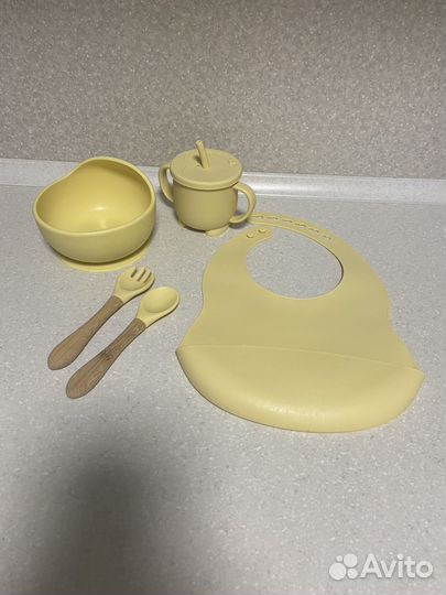 Детская силиконовая посуда