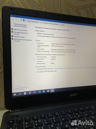 Ноутбук acer