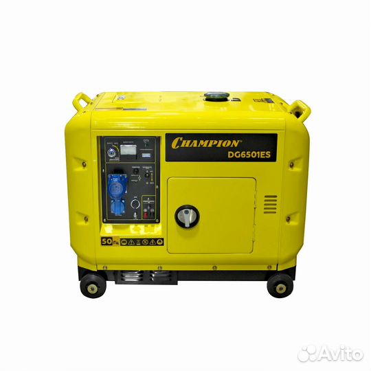Дизельная электростанция Champion DG6501ES + ATS