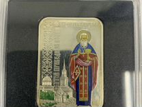 Серебряная Икона Святой Праведный Иоанн Кронштатск