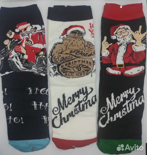 Носки новогодние, подарочные (мужские)