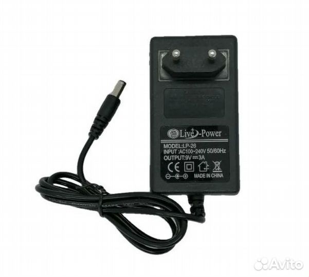 Блок питания Live-Power LP26 (5,5*2,5) 9V/3A