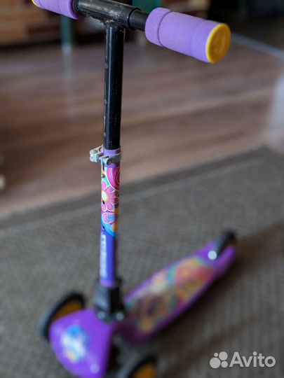 Самокат детский трехколесный складной