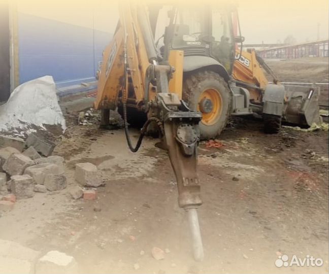 Аренда гидромолота с экскаватором