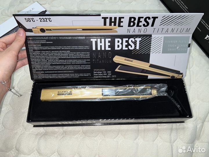 Утюжок для кератина с титановыми пластинами