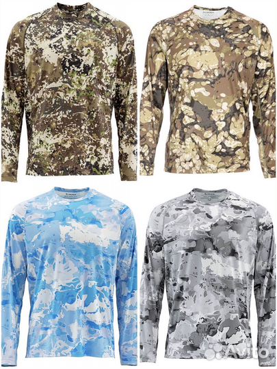 Термофутболка Simms Solarflex LS C-Print