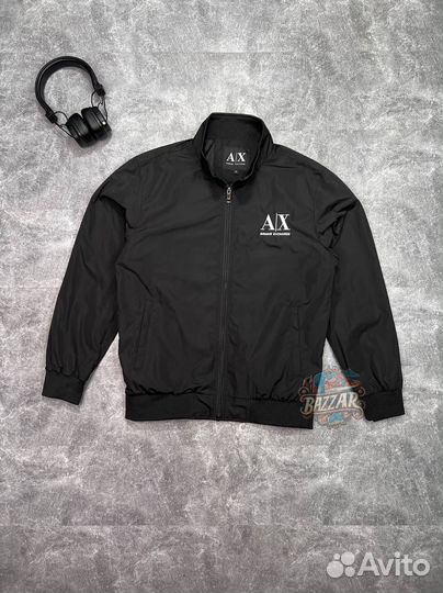 Бомбер armani exchange черный