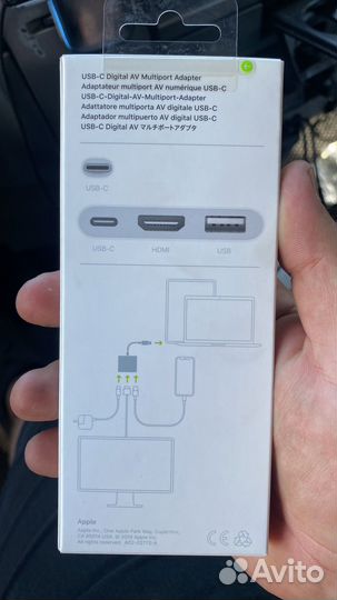 Переходник apple usb c digital av