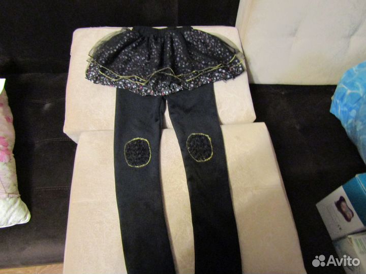 Тёплые юбка - брюки