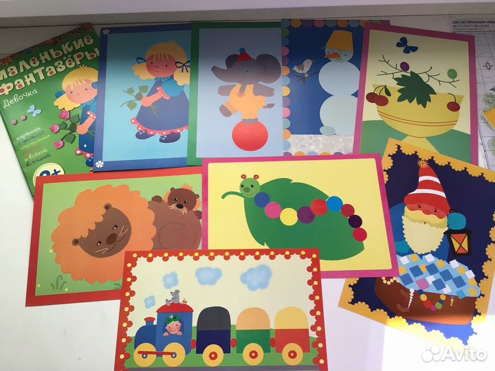 Развивающие пособия для детей 2+ Мозаика Синтез